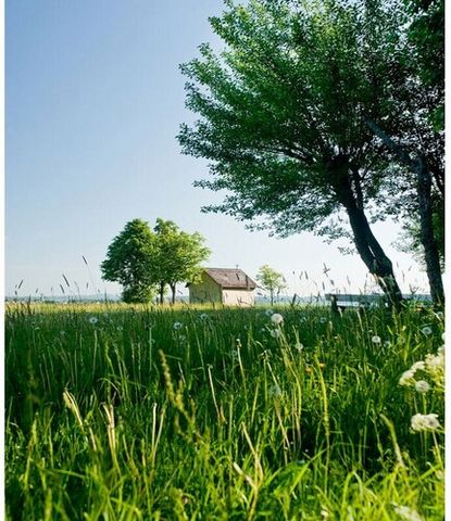 The holiday home is lovingly furnished and features a living room with two comfortable sofas and an open fireplace. The dining room, which seats up to five people, is adjacent to the kitchen with a kitchen bar, equipped with a dishwasher, stove, oven...