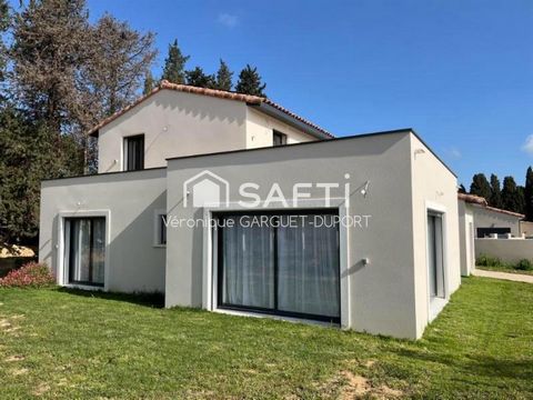 Villa de 2024, 4 faces, 129m2, 4 chambres, terrain piscinable
