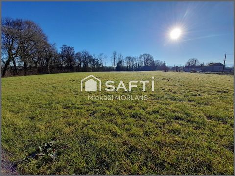 Beau terrain plat à bâtir 1636m2 lot 1