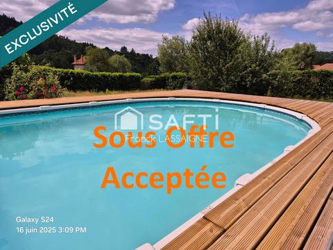 Maison 230m² terrain clos avec piscine + garage