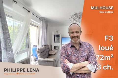 Grand F3 dans résidence bien tenue, loué
