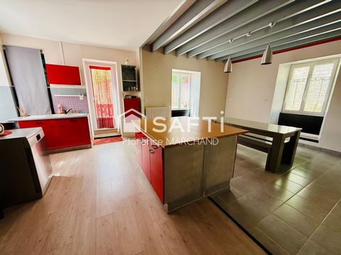 Maison 3 CH + BUREAU GARAGE JARDIN CLOS + LOCATIF 38 m2