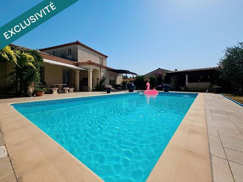 Rare sur le secteur:maison impeccable avec Piscine et 4 chambres.