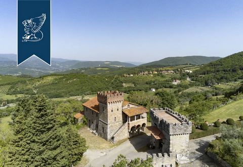 A Subbiano, dans la province d'Arezzo, ce majestueux château dont les origines remontent à la fin du XIXème siècle est à vendre. La magnifique propriété, un exemple rare d'architecture néo-gothique en Toscane, est composée d'un corps p...