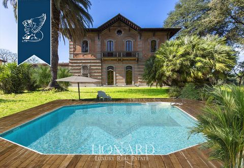 In the province of Pistoia there is this early-20th-century historical complex for sale. Situated on an elevated position in Pistoia's rural landscape, this villa has a stunning view over its leafy vicinity. This complex sprawls over roughly 1,0...