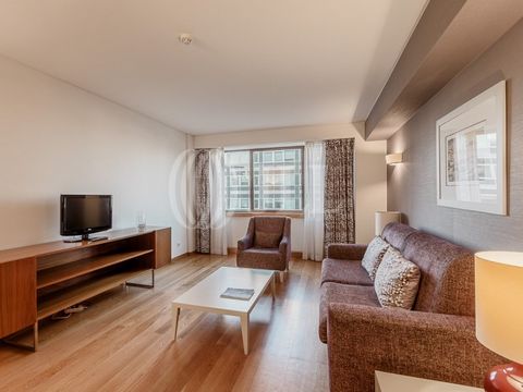1-bedroom apartment, 56 sqm (gross floor area), furnished and equipped, near Avenida da Liberdade, in Lisbon. Apartment featuring quality finishes and comprising living room, bedroom, bathroom, entrance hall with kitchenette. In the Altis Suites buil...