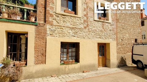 A24145AHA66 - Located in the centre of a vibrant CATALAN VILLAGE with all amenities and schooling. Just 10 mins from the nearest beaches at SAINT CYPRIEN. Part of a larger traditional stone mas, this village property has an amazing potential but is i...