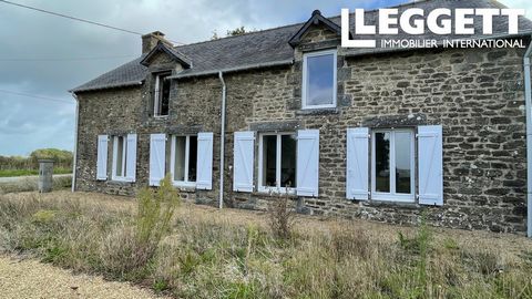 A16514 - I am delighted to present this stunning, detached longère in the heart of the countryside with outstanding views. Renovated to a high standard with only the finest of materials. It is only 45 minutes from the North coast, an hour from Rennes...