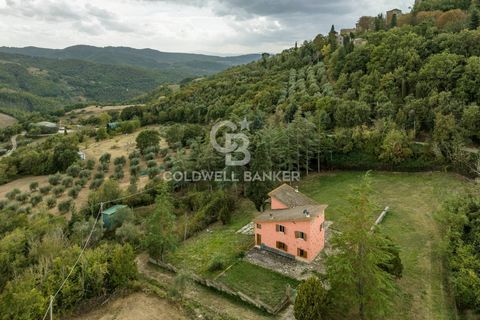 In Preggio, immersed in the peaceful Umbrian countryside near the ancient medieval village and the Niccone Valley and Lake Trasimeno, we offer for sale this independent property located a short distance from Umbertide. The house covers a total surfac...