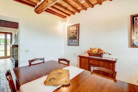 Enjoy a wonderful vacation in this 2-bedroom holiday home in Radicofani. It hosts a family of 4 with children and comes with a shared swimming pool and central heating. The village at 5 km is an ideal location for groceries, food and an enjoyable hor...