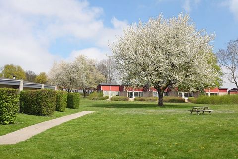 This lovely semi-detached and single-storey bungalow is found in the green, expansive, car-free holiday park, Bungalowpark Schin op Geul. Situated amidst the rolling hills of South Limburg, the park is only 4 km from the charming town centre of Valke...