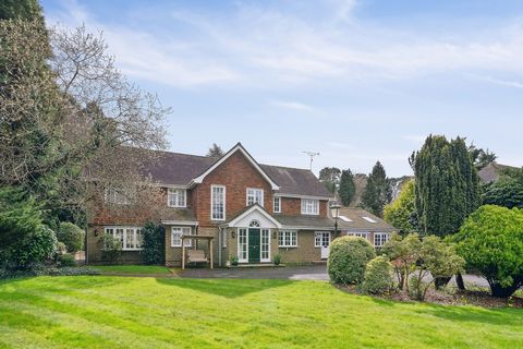 Woodlands presents itself as a substantial family home nestled on one of Sunningdale's premier residential roads, boasting stunning south-facing landscaped gardens spanning over an acre and featuring an impressive indoor pool complex. Upon entering t...