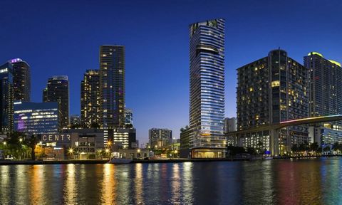 an elegant 43-story condo introduces a new standard of cosmopolitan living to Brickell. This new residential tower features spectacular interiors and views, with the added value of allowing owners to do short term rentals. It was designed by the worl...