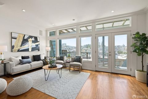 $100,000 Price Adjustment!!! Nestled atop the iconic Telegraph Hill, this vacant two-unit building presents an unparalleled opportunity for the discerning investor or homeowner seeking the perfect condo conversion. Meticulously remodeled from the int...