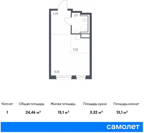 Продается квартира-студия. Квартира расположена на 3 этаже 12 этажного монолитного дома (Корпус 1.3, Секция 5) в ЖК «Новые Лаврики» от группы «Самолет». Проект «Новые Лаврики» — жилой комплекс комфорт-класса во Всеволожском районе Санкт-Петербурга. Д...