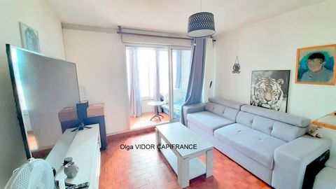 Appartement à vendre T2 cabine avec loggia surface totale au sol 38,95 m²