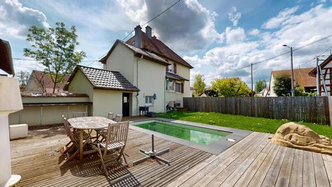 Maison 160m2 avec jardin, piscine et dépendance à Reiningue Proche de Mulhouse