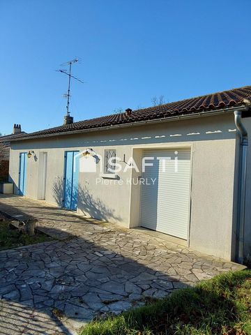 Charmante maison de plain pied avec garage attenant