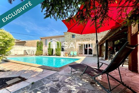 Mas en pierre 320?m² avec piscine, gîte et vue sur vignobles