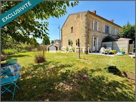 Maison de ville 3 chambres sur terrain intime