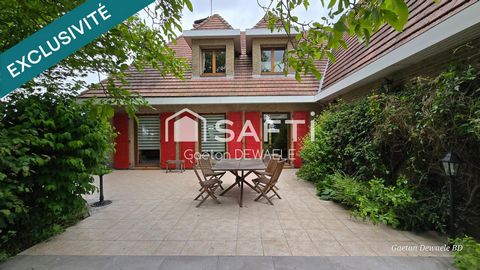 Pavillon en semi plain pied, 4 chambres, jardin et garage
