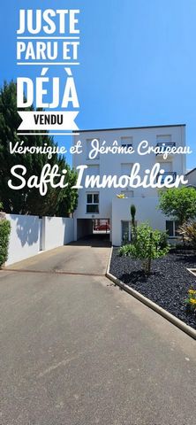 Appartement T3 situé au 2ème étage d'une résidence sécurisée avec ascenseur et garage sur cour en rez-de-chaussée