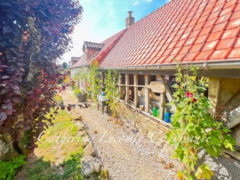 CONTEVILLE LES BOULOGNE (62) - LONGÈRE 97 M2 - 5 PIÈCES - JARDIN CLOS 1500 m2