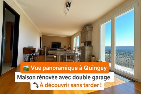 À vendre – Maison rénovée avec vue panoramique sur les hauteurs de Quingey