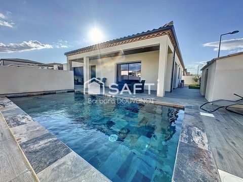 Villa moderne plain pied 121 m² piscine et garage