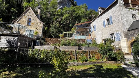 Charmante Quercynoise rénovée avec gîte et piscine dans la vallée du Lot