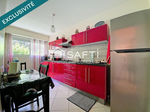 Appartement 2 chambres en bon état général de 66 m² habitables