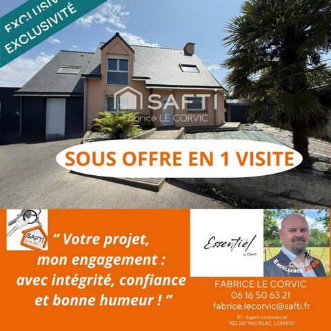 MAISON FAMILLIALE DE 115 M2 4 CHAMBRES SUR TERRAIN DE 990 M2 A PLUMELIN