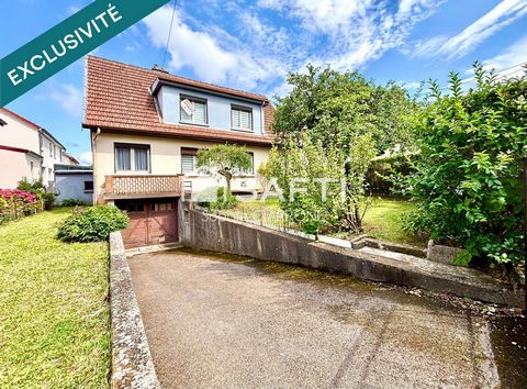 MAISON INDIV. 118M2 ENV., GARAGE/JARDIN, AU CALME ABSOLU !