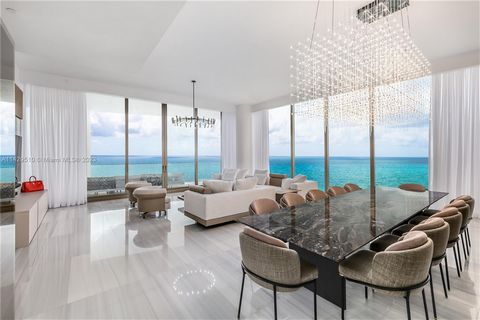 Estates at Acqualina: Spacious with over 5500 Sq.ft. built in 2022 is the ultimate in Luxury Living. Milano Residence includes incredible features such as home automation, fabulous built-ins, an onyx primary bathroom with steam shower, a chef's kitch...