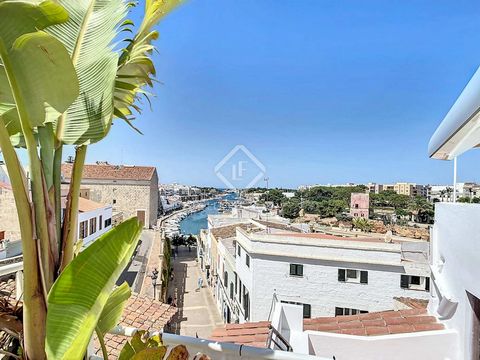 Lucas Fox presents this wonderful 194 m² house with two terraces in the historic center of Ciutadella and with views of the port. The house is completely renovated with a lot of charm with the typical preserved elements of the houses in the old town,...