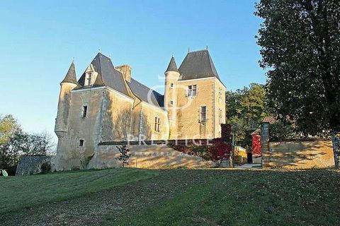 Enjoying far reaching countryside views from its peaceful location near Coulaures, is this impressive 8 bedroom historical French Chateau with substantial outbuildings and equestrian facilities, nestling in 25 hectares of glorious land and woods. Thi...