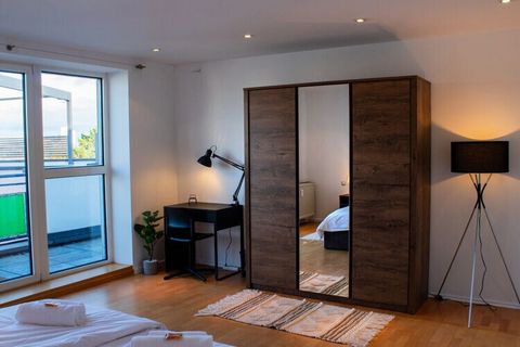 Modern en nieuw ingericht appartement in het centrum van Worms met gratis parkeergelegenheid: ideaal voor gezinnen, groepen of zakenreizigers.