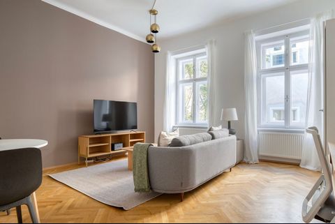 Show up and start living from day one in Vienna with this pretty one-bedroom apartment. You’ll love coming home to this thoughtfully furnished, beautifully designed, and fully-equipped 3rd district - Landstraße home with stunning views over the city....