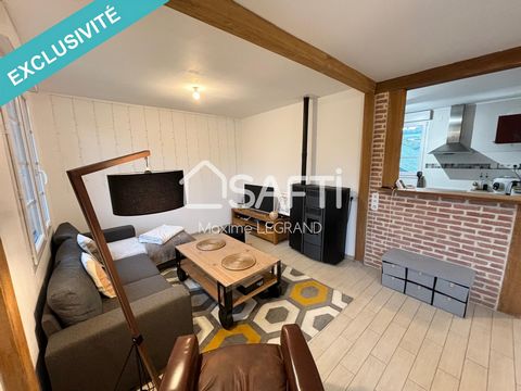 Maxime Legrand conseiller en immobilier Safti vous présente à 5 minutes en voiture du CENTRE-VILLE DE LISIEUX ET DE SES COMMODITÉS, cette MAISON D'ENVIRON 59 M2 LUMINEUSE ET PARFAITEMENT RÉNOVÉE À L'INTÉRIEUR, SUR SONT TERRAIN ENTIÈREMENT CLOS D'ENVI...