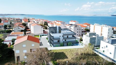 Location: Zadarska županija, Nin, Nin. ZADAR, NIN - Attico in nuova costruzione vicino al mare S9 Un attico moderno in vendita in un nuovo edificio a Nin vicino a Zara. L'appartamento con una superficie abitabile totale di 77,19 m2 si trova al second...