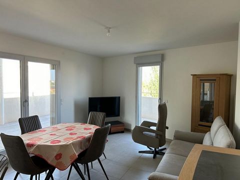 HERAULT 34070 Montpellier apartment T3 (possibility furnished) kitchen open to living room, 2 bedrooms in a secure residence in a quiet area with elevator, two beautiful terraces with views. Cellar, underground parking. Price: 249,000 euros Agency fe...