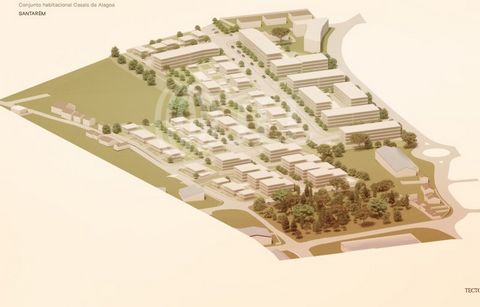Terreno com 8.8 hectares e PIP aprovado para a construção de 43.860 m², localizado em Casais de Alagoa, Santarém. O PIP aprovado compreende 57 lotes que contemplam: - 43 habitações unifamiliares de 2 pisos com áreas entre 145 m² e 210 m² - 14 habitaç...