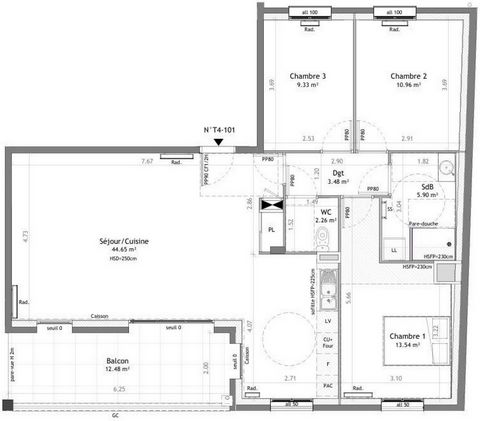 T4 neuf, terrasse et garage, RE2020, eligible PTZ