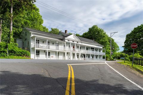 This is Bullis Hall, the circa 1800’s Greek Revival landmark in the picturesque and historic hamlet of Bangall in Stanford, NY. The Hudson Valley, Dutchess County property is situated with excellent street frontage on Hunns Lake Road just off Route 8...
