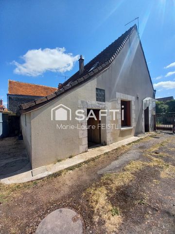 Marie laure vous propose cette charmante maison de bourg à rénover – Parfait pour démarrer avec terrain et dépendance