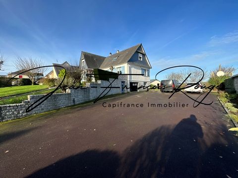 QUETTREVILLE SUR SIENNE, à sept kilomètres de la plage, maison de 135 m² avec quatre chambres et un hangar !!!