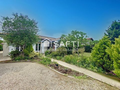 Maison 4 chambres, double garage, jardin de 860m²