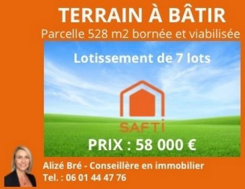 Terrain à bâtir de 528 m2