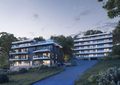 Stunning Property for Sale in Evian-les-Bains Premieres Loges Evian is set in a green setting, with two buildings facing Lake Geneva, comprised of 22 flats ranging from 2 to 5 room penthouse units. The choice of materials used on the facades accentua...