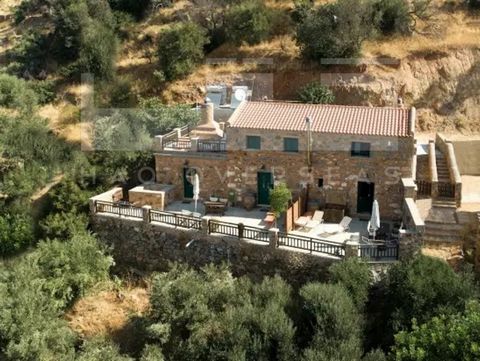 This spectacular stone villa for sale in Chania, is located at the elevated picturesque village of Amygdalokefali. The villa consists of 3 spaces, summing up a total of 209.8m2, situated on a 870,3m2 plot. There are 3 bedrooms & 3 bathrooms. The hous...